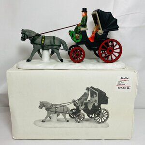 VNTG Dept 56 Central Park Carriage Heritage Village Collection #5979-0 Boxed EUC
